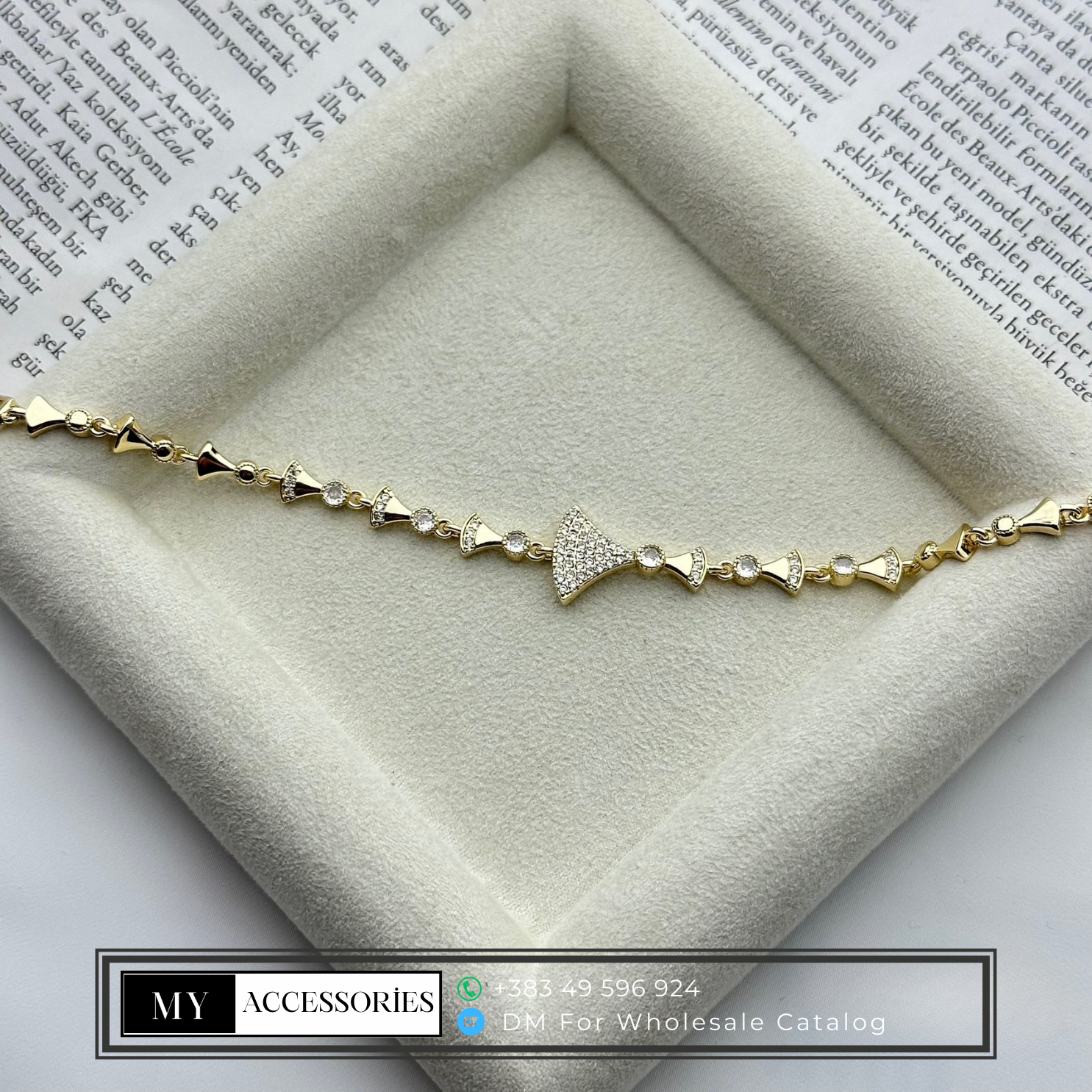 MY5V14BRC062 wholesale jewelry VIP 14K BRACELETS Catwalk Jewellery Europe