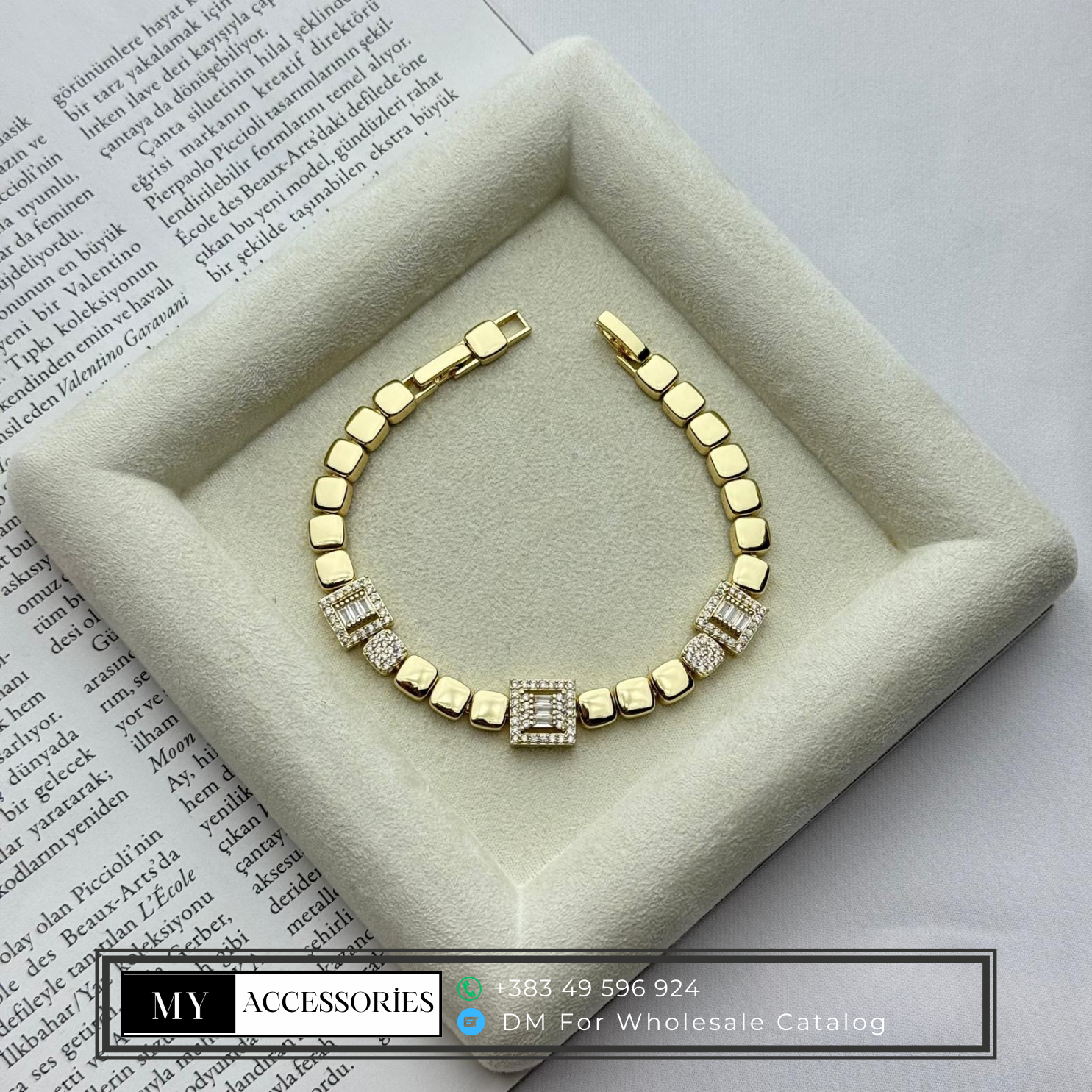 MY5V14BRC064 wholesale jewelry VIP 14K BRACELETS Catwalk Jewellery Europe