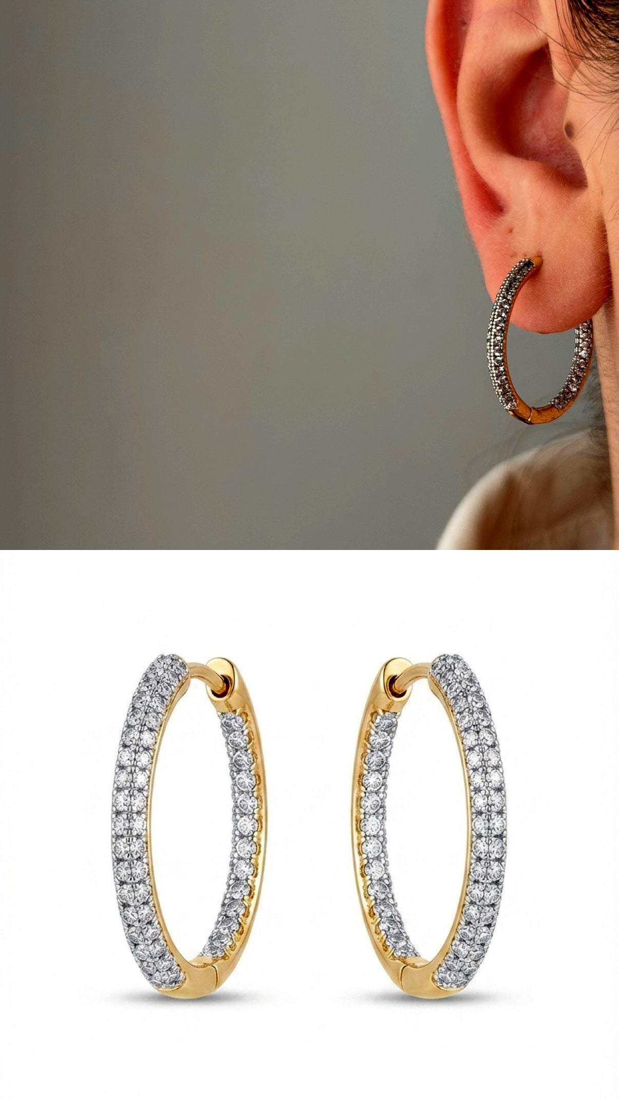 14K Gold Plated Cubic Zirconia Vip 14k earrings  – Catwalk Jewellery wholesale jewelry VIP 14K EARRINGS  Catwalk Jewellery Europe