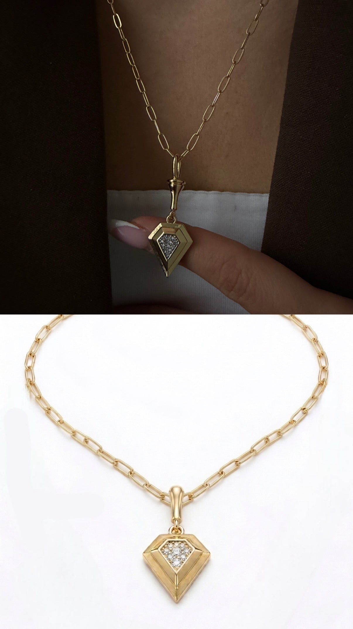 MY1VPNKLC0055 gold-necklace-stainless-steel-waterproof-layered-trendy-wholesale-myaccessories wholesale jewelry NECKLACE  Catwalk Jewellery Europe