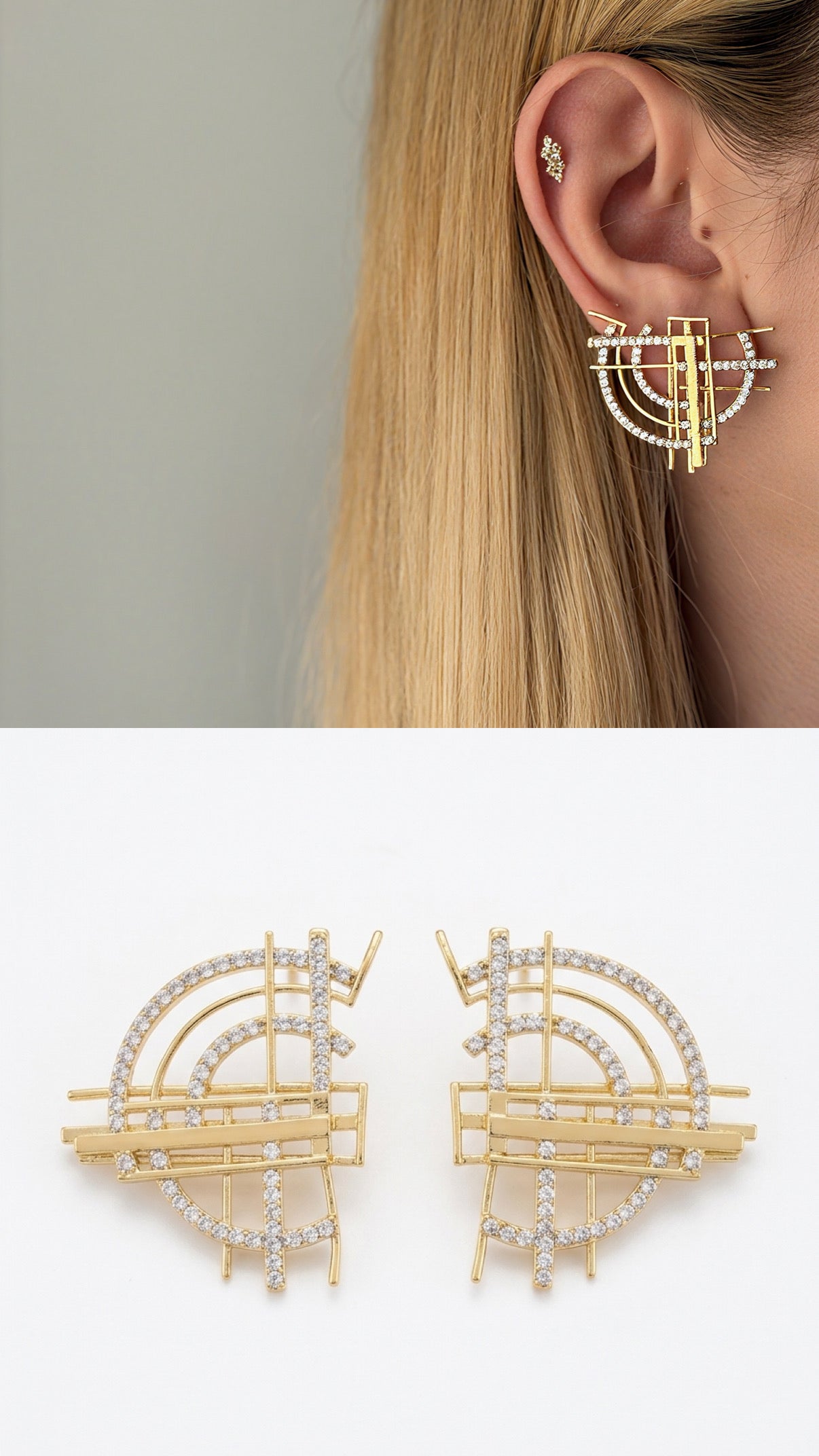MY1VPERNG00153 gold-hoop-earrings-stainless-steel-myaccessories wholesale jewelry VIP 14K EARRINGS  Catwalk Jewellery Europe