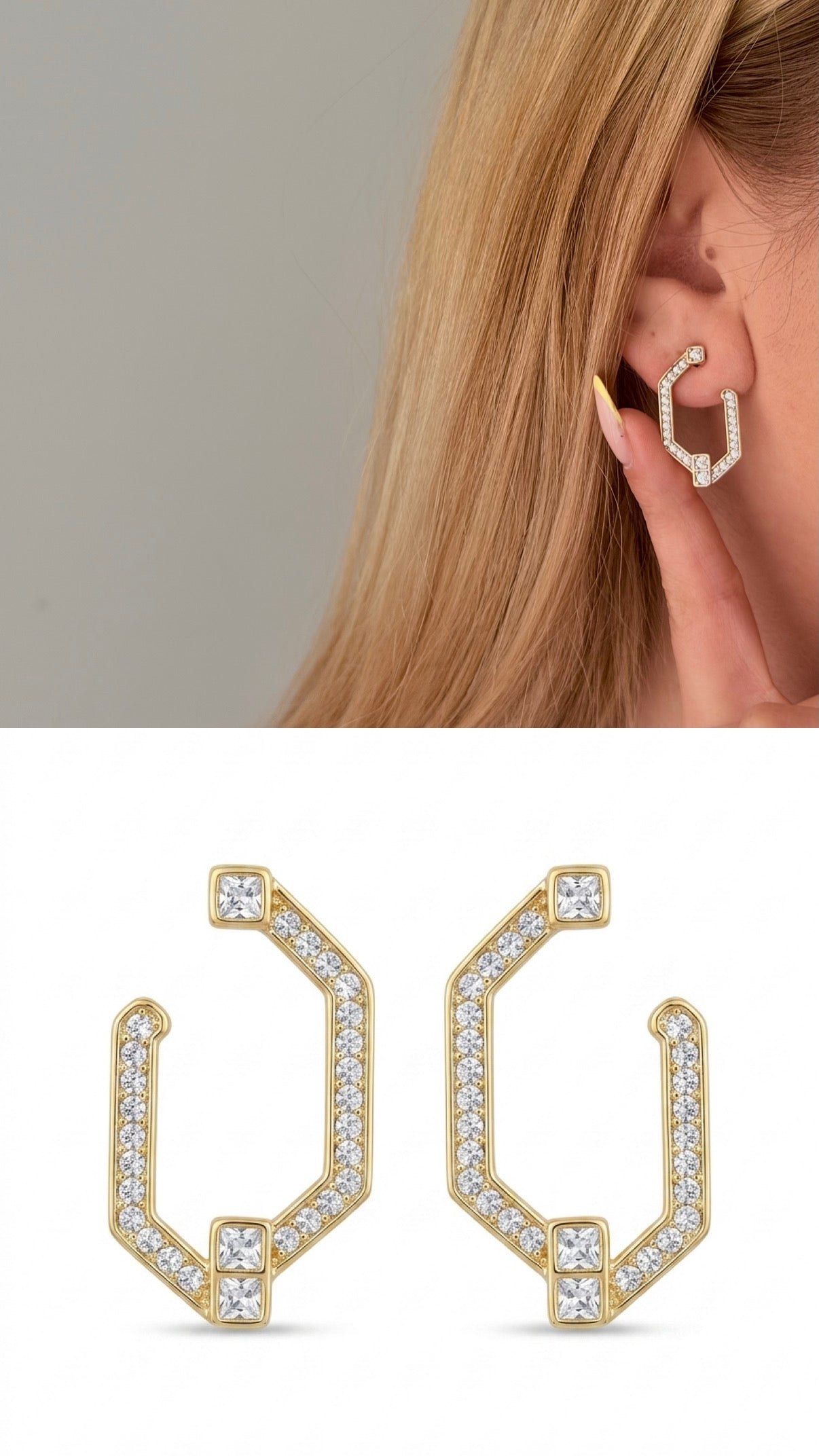 MY1VPERNG00155 gold-hoop-earrings-stainless-steel-myaccessories wholesale jewelry VIP 14K EARRINGS  Catwalk Jewellery Europe