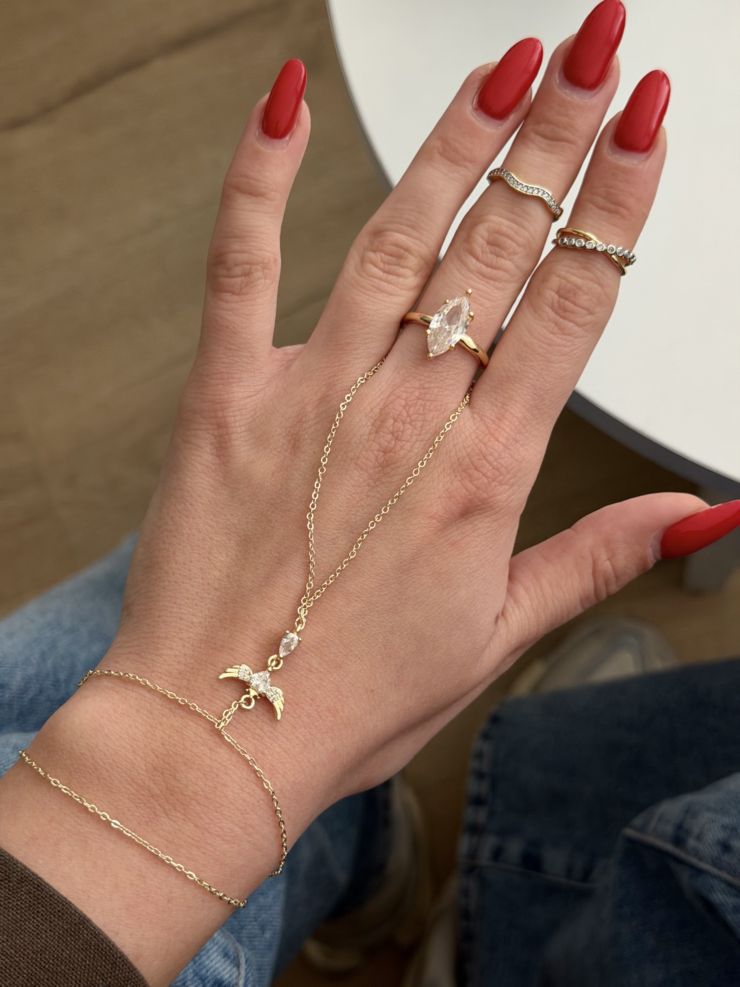MY1VPHNDC0039 gold-hand-chain-stainless-steel-waterproof-trendy-wholesale-myaccessories wholesale jewelry HAND CHAINS  Catwalk Jewellery Europe