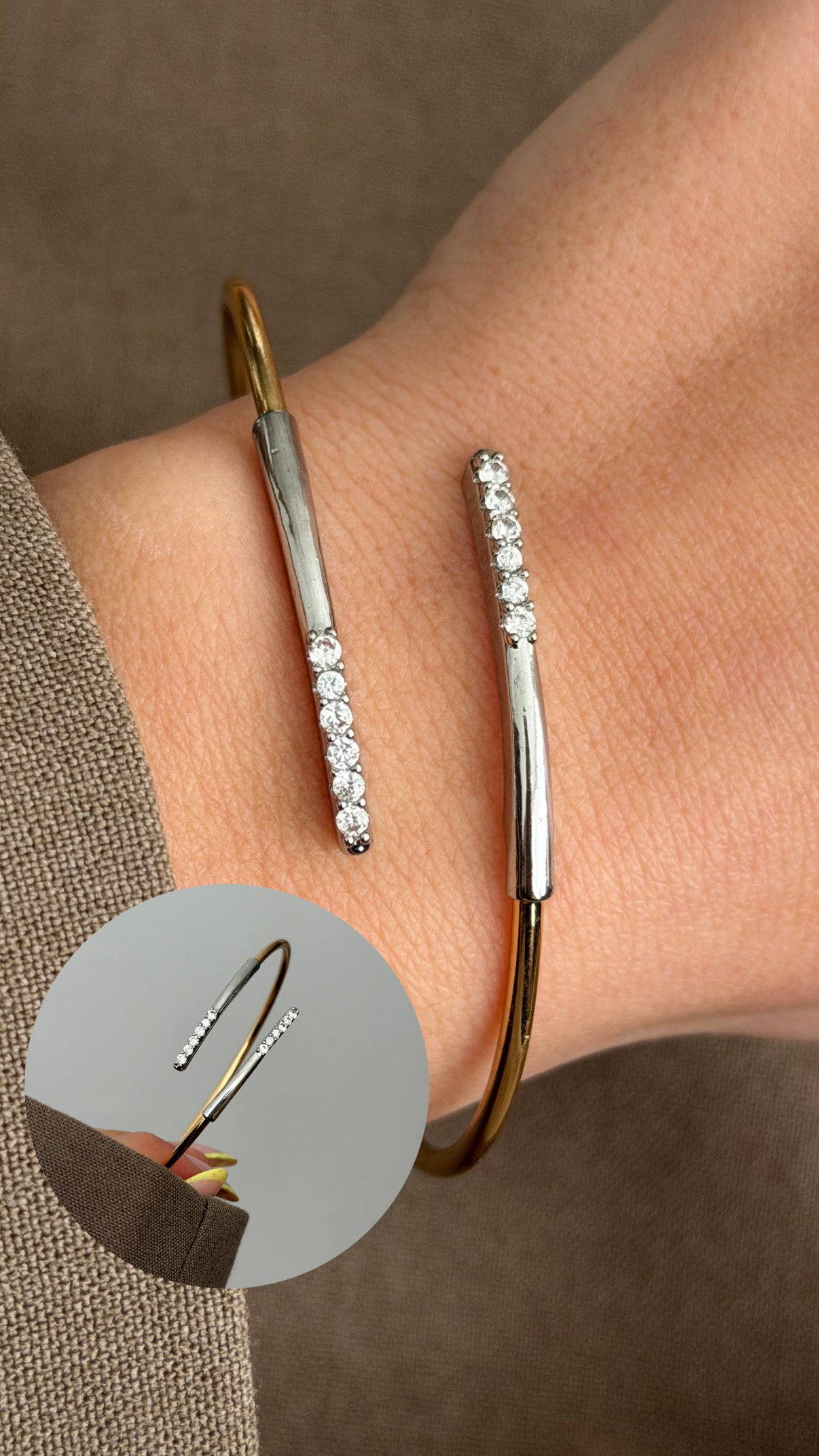 MY1VPHCUFF005 gold-cuff-bracelet-stainless-steel-waterproof-minimalist-wholesale-myaccessories wholesale jewelry CUFF BRACELETS Catwalk Jewellery Europe