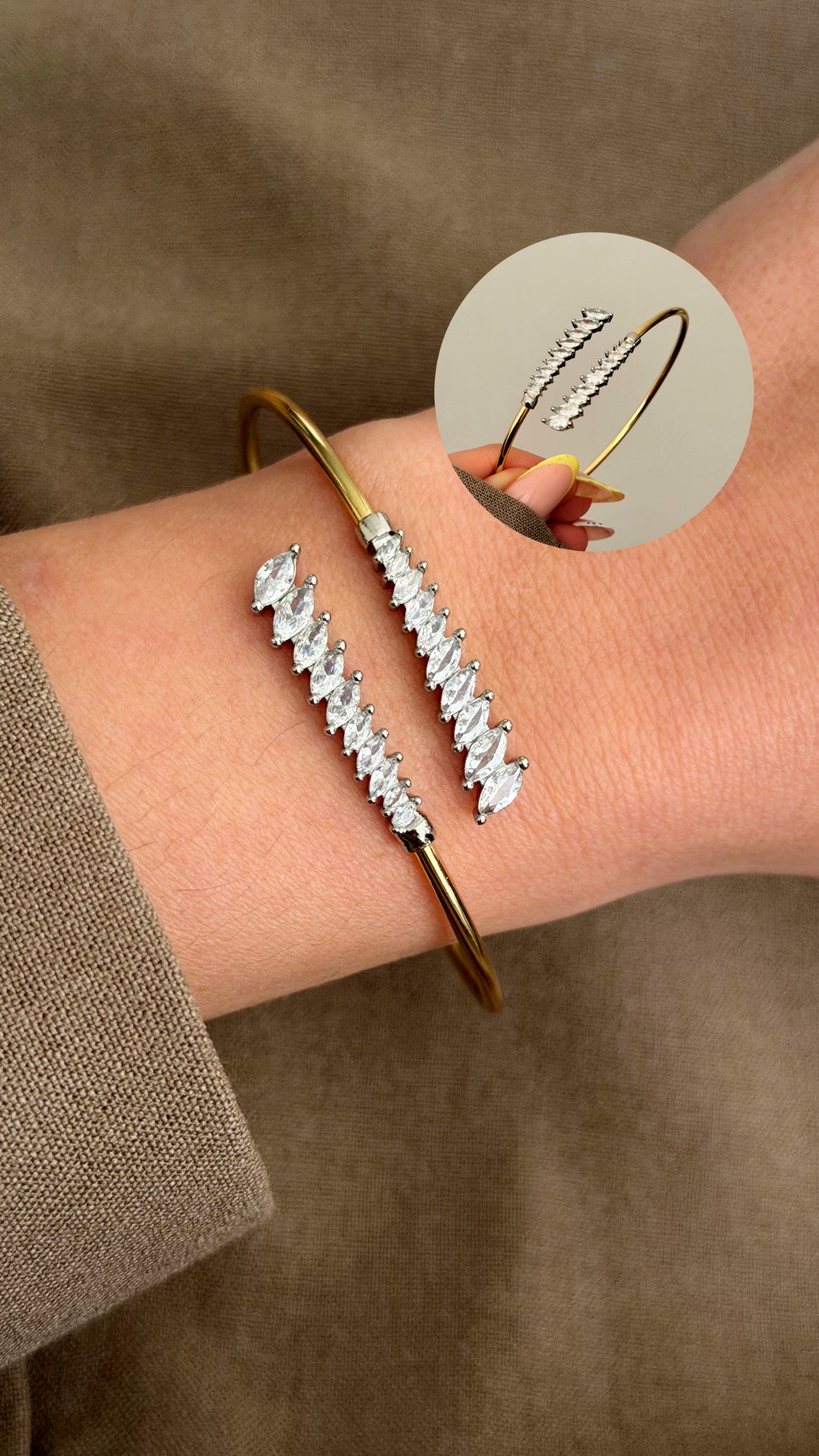 MY1VPHCUFF007 gold-cuff-bracelet-stainless-steel-waterproof-minimalist-wholesale-myaccessories wholesale jewelry CUFF BRACELETS Catwalk Jewellery Europe