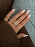 MY1VPRING00100-gold-stackable-ring-stainless-steel-waterproof-trendy-wholesale-myaccessories wholesale jewelry RINGS Catwalk Jewellery Europe