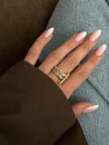 MY1VPRING0096-gold-stackable-ring-stainless-steel-waterproof-trendy-wholesale-myaccessories wholesale jewelry RINGS Catwalk Jewellery Europe