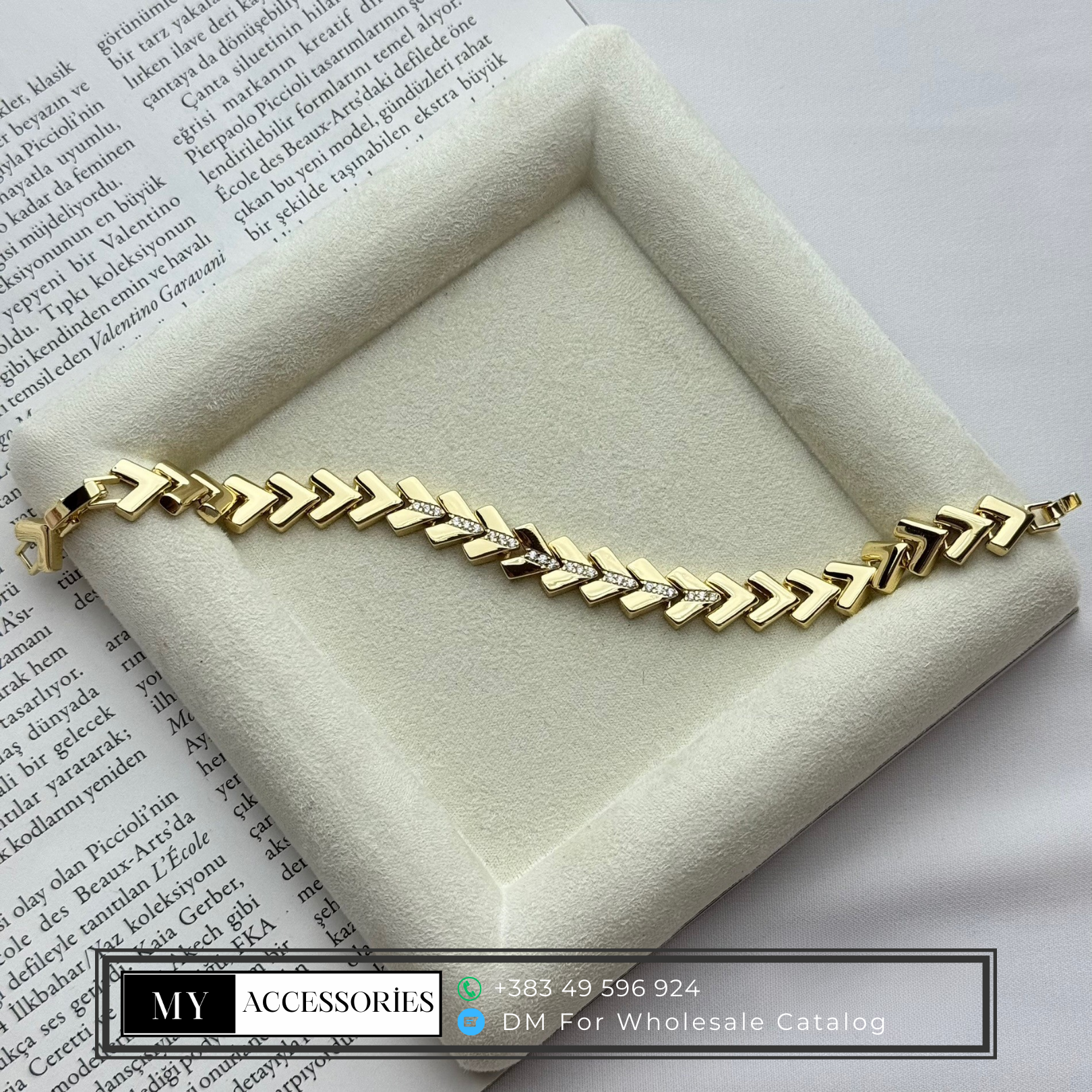 MY5V14BRC066 wholesale jewelry VIP 14K BRACELETS Catwalk Jewellery Europe