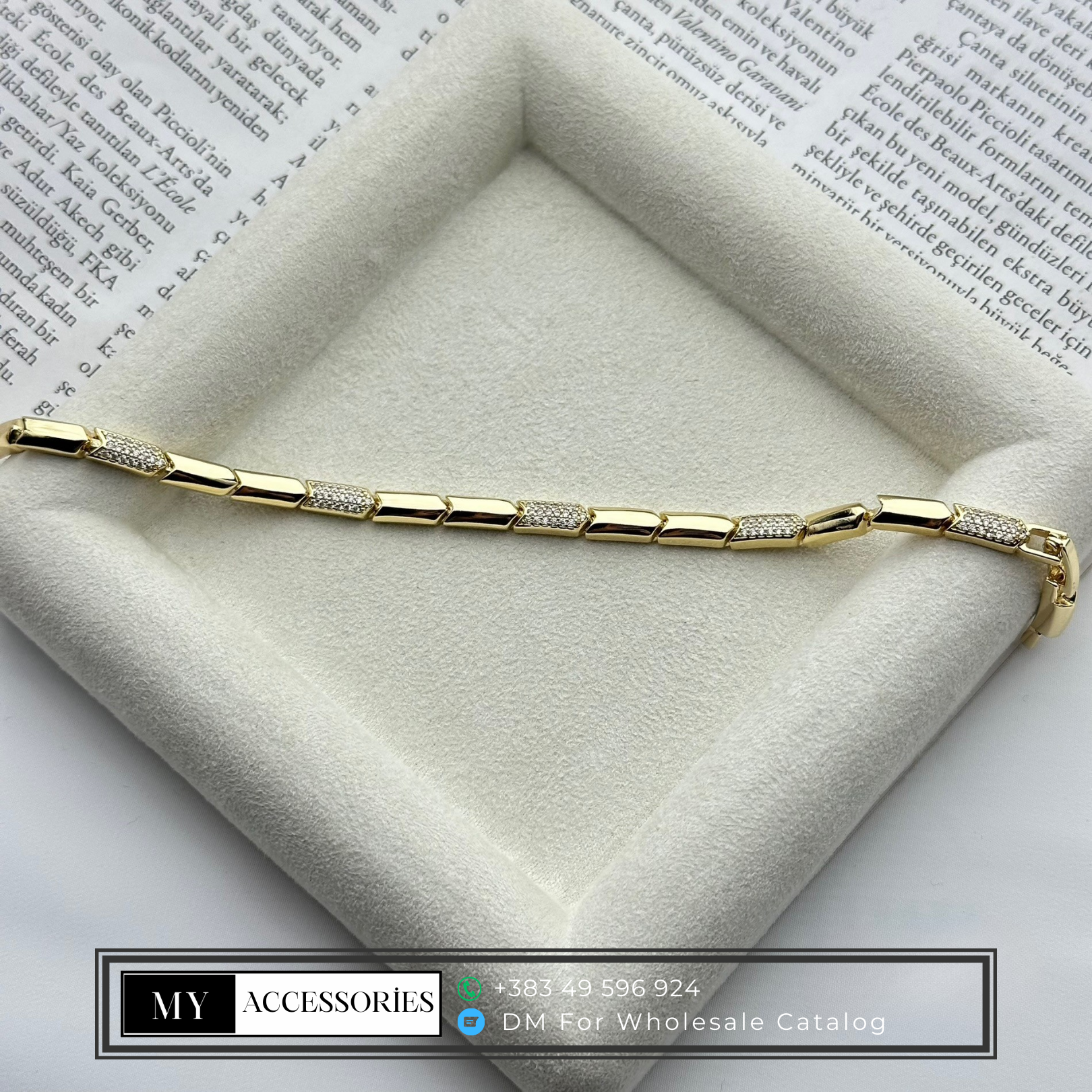 MY5V14BRC076 wholesale jewelry VIP 14K BRACELETS Catwalk Jewellery Europe