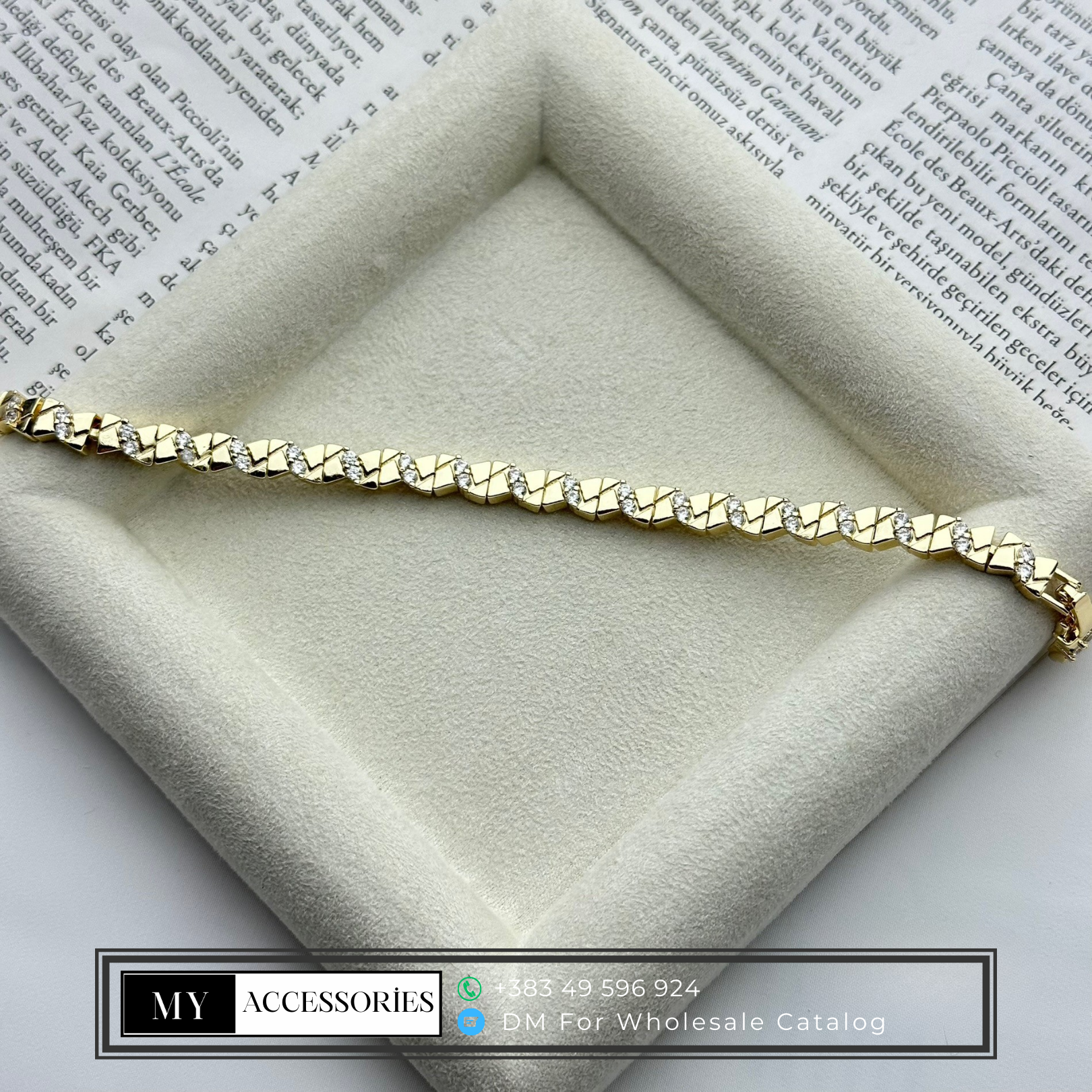 MY5V14BRC079 wholesale jewelry VIP 14K BRACELETS Catwalk Jewellery Europe