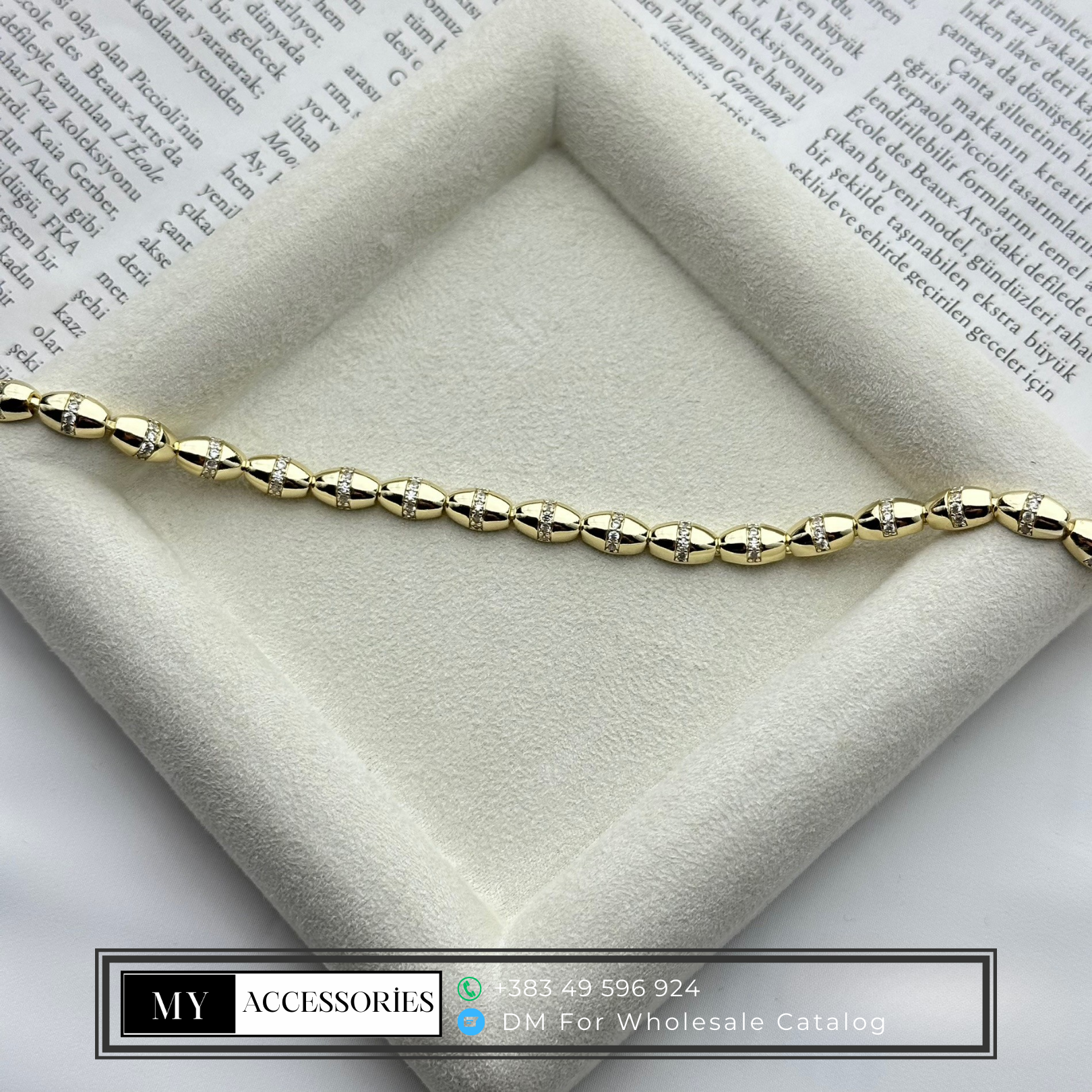 MY5V14BRC082 wholesale jewelry VIP 14K BRACELETS Catwalk Jewellery Europe