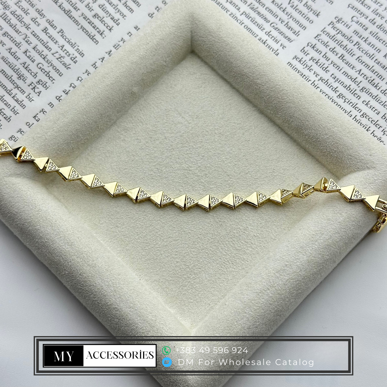 MY5V14BRC087 wholesale jewelry VIP 14K BRACELETS Catwalk Jewellery Europe