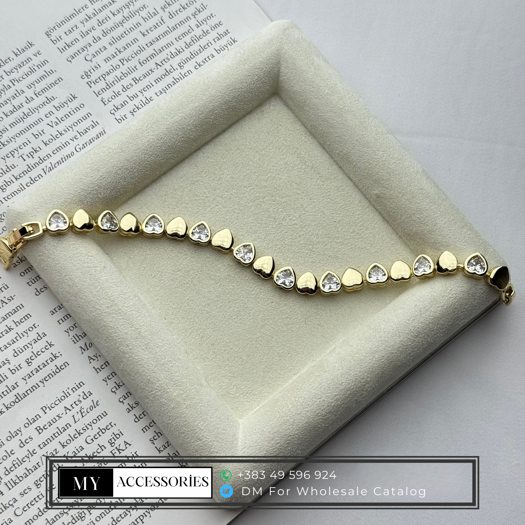 MY5V14BRC095 wholesale jewelry VIP 14K BRACELETS Catwalk Jewellery Europe