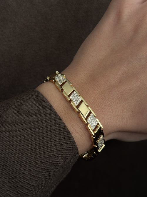 MY1VPBRCL0091 gold-bracelet-stainless-steel-wholesale-myaccessories wholesale jewelry BRACELETS  Catwalk Jewellery Europe