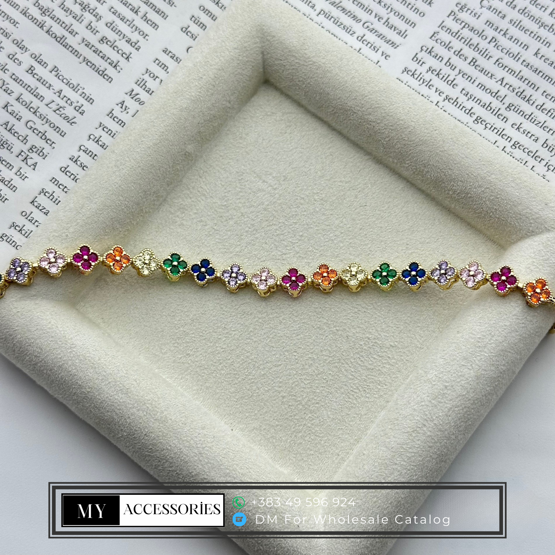 MY5V14BRC099 wholesale jewelry VIP 14K BRACELETS Catwalk Jewellery Europe