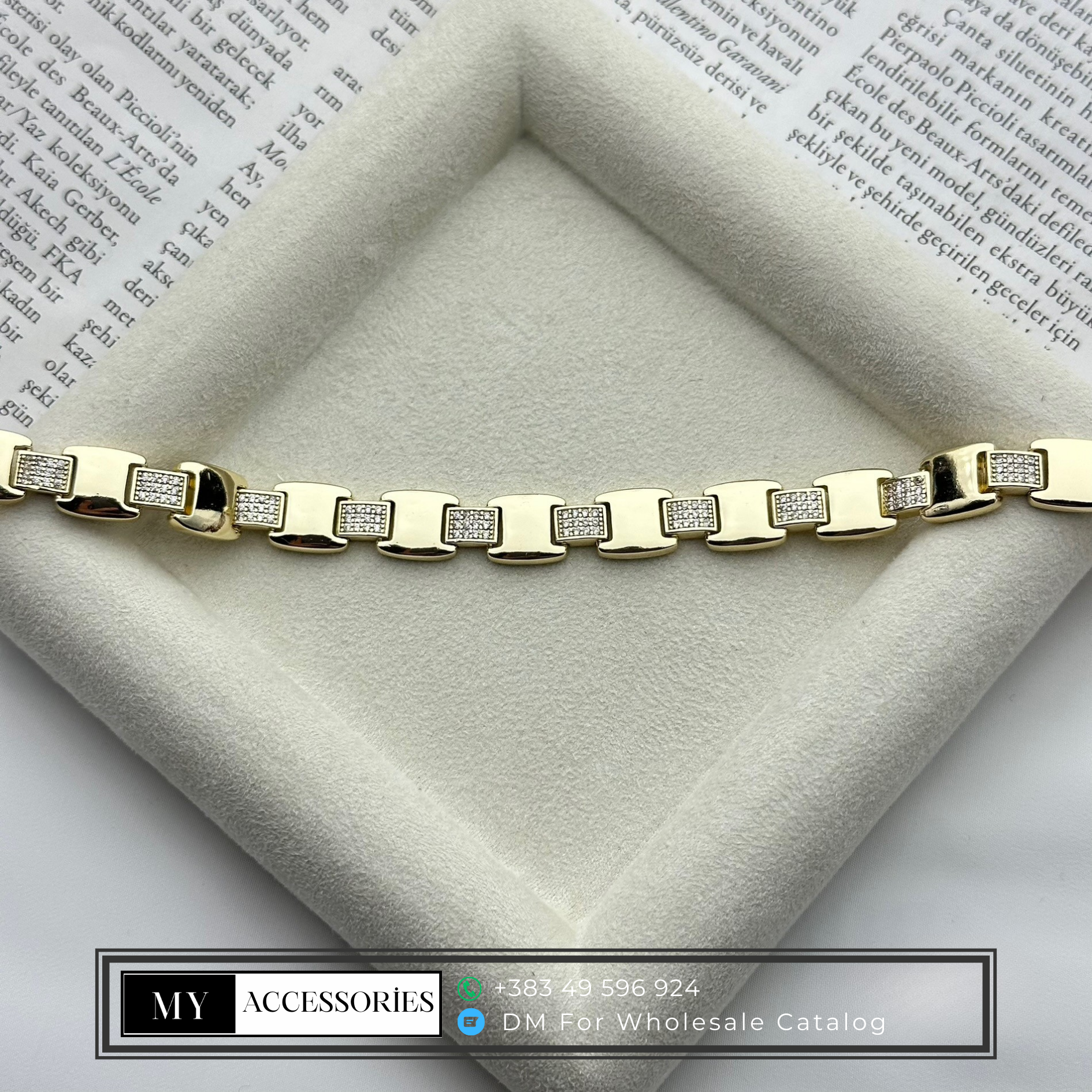MY5V14BRC101 wholesale jewelry VIP 14K BRACELETS Catwalk Jewellery Europe