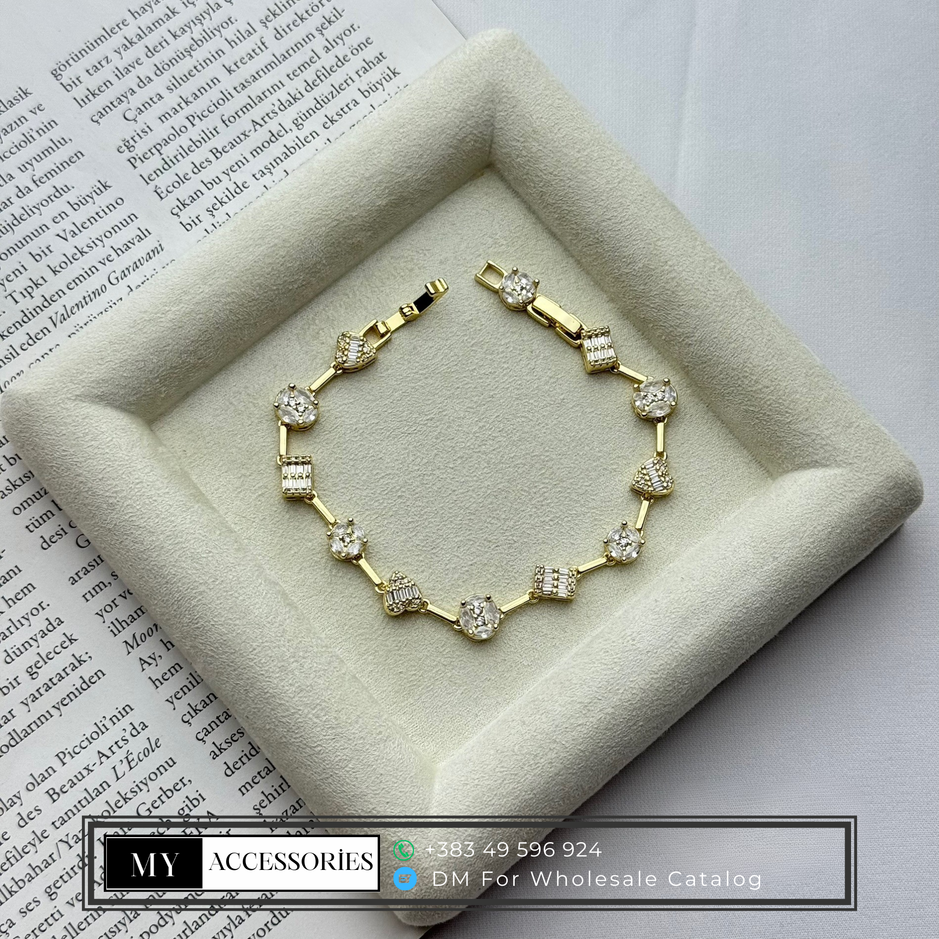 MY5V14BRC102 wholesale jewelry VIP 14K BRACELETS Catwalk Jewellery Europe
