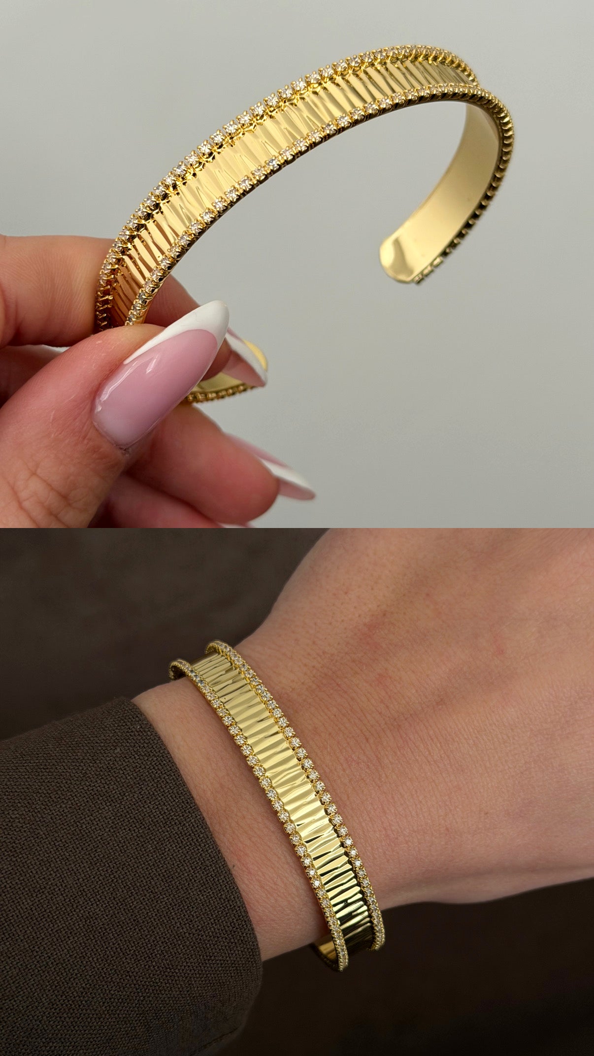 MY1VPHCUFF0035 gold-cuff-bracelet-stainless-steel-waterproof-minimalist-wholesale-myaccessories wholesale jewelry CUFF BRACELETS Catwalk Jewellery Europe