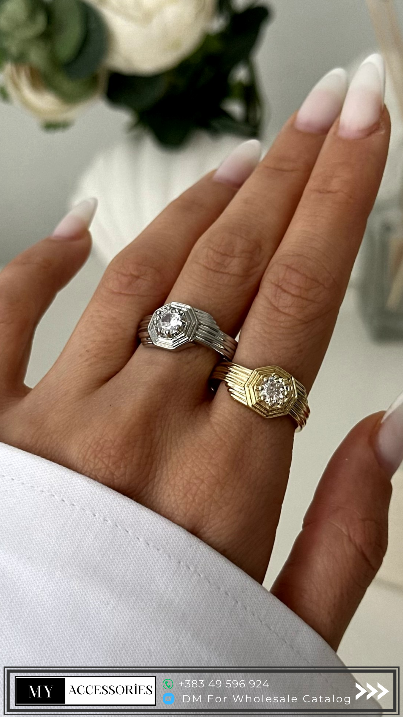 MY5V14KRNG1196 wholesale jewelry RINGS 255 Catwalk Jewellery Europe