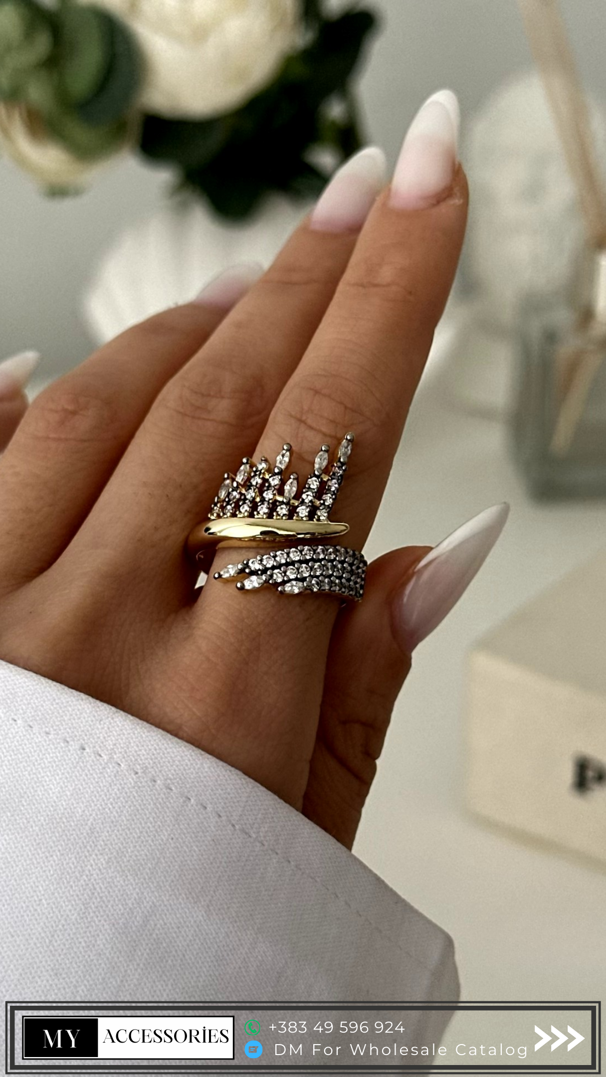 MY5V14KRNG1253 wholesale jewelry RINGS 345 Catwalk Jewellery Europe