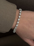 Silver Cz Pave Chunky Star Link Tennis Bracelet wholesale jewelry BRACELETS  Catwalk Jewellery Europe